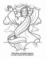 Coloring Ascension Resurrection Alive Revelations Divyajanani sketch template