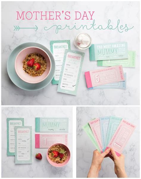 printable mothers day coupons mothers day coupons diy mothers