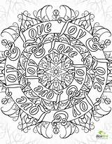 Coloring Pages Adult Peace Print Printable Family Joy Book Mandala Adults Getcolorings Choose Board Sheets Colouring sketch template