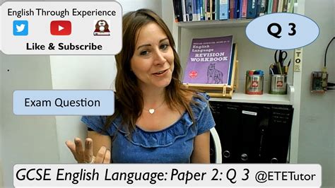 gcse english language paper  section  question  edexcel youtube