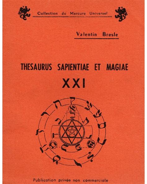 thesaurus sapientiae  magiae xxi       xxi