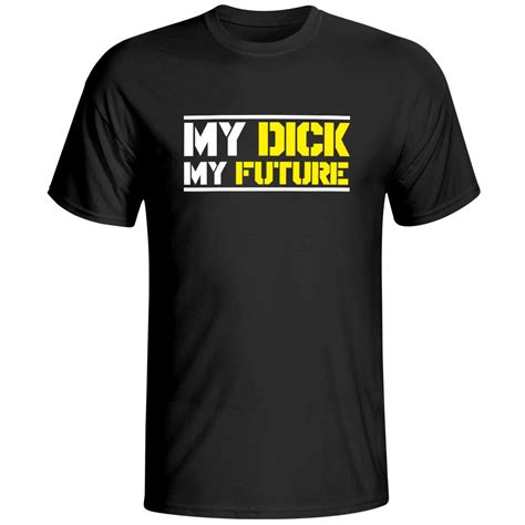 creative design my dick my future t shirt funny slogan anime brand t