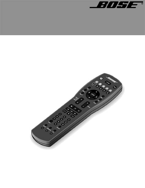 bose universal remote cinemate remote user guide manualsonlinecom
