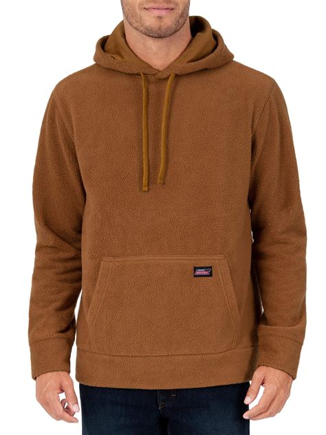genuine dickies mens sherpa pullover hoodie  jersey lined hood brickseek