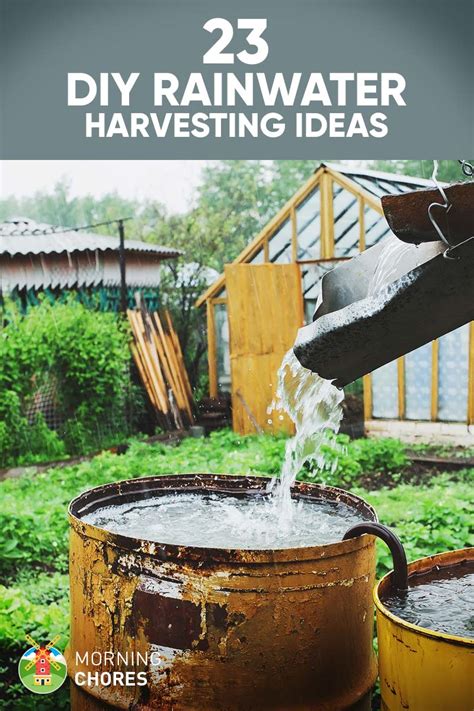 23 awesome diy rainwater harvesting systems you can build