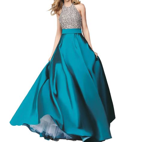 Amazing Off Shoulder Teal Prom Dresses Long 2017 With Crystals Beaded