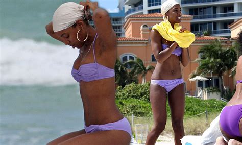 X Factor 2011 Kelly Rowland Smoulders On The Beach In Miami Wearing