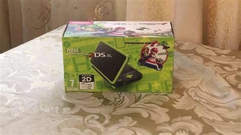 nintendo ds xl black lime green unboxing review hd youtube