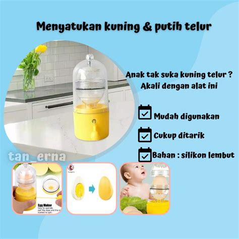 Jual Alat Pengocok Telur Unik Golden Egg Maker Alat Penyatu Kuning