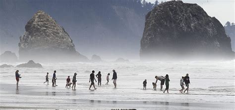 beachgoers play   surf  tolovana beach state park