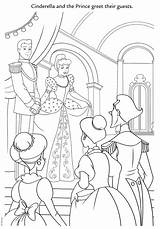 Cinderella Coloring Pages Disney Barbie sketch template