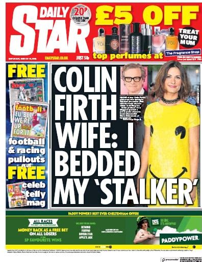 daily star uk front page   march  paperboy  newspapers