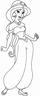 Coloring Pages Jasmine Princess Disney Sofia First Printable Print Color Princesses Colors Template Ariel Popular Characters Cartoon sketch template