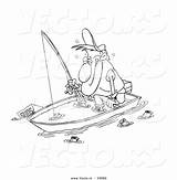 Cartoon Drunk Boat Fishing Man Sinking Outline Coloring Vector Drawing Titanic Ron Leishman Getdrawings Royalty sketch template