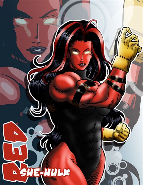 Red She Hulk By Claret821021 On Deviantart