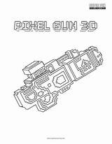 Coloring Pixel Gun 3d Pages Dibujos Fun Games Visitar Super Superfuncoloring sketch template