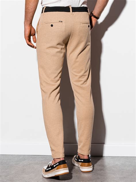 mens pants chinos p beige modone wholesale clothing  men