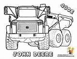 Coloring Deere John Pages Ausmalbilder Truck Construction Dump Color Yescoloring Machines Ausmalen Mighty Tractors Tractor Para Trucks Jungs Ausdrucken Print sketch template