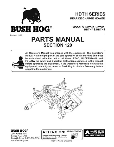 bush hog finishing mower user manual manualzz