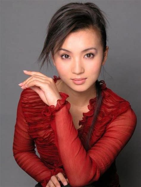chinese models pictures gallery chen hao sexy in red dress