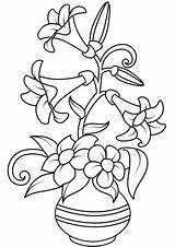 Gigli Lilies sketch template