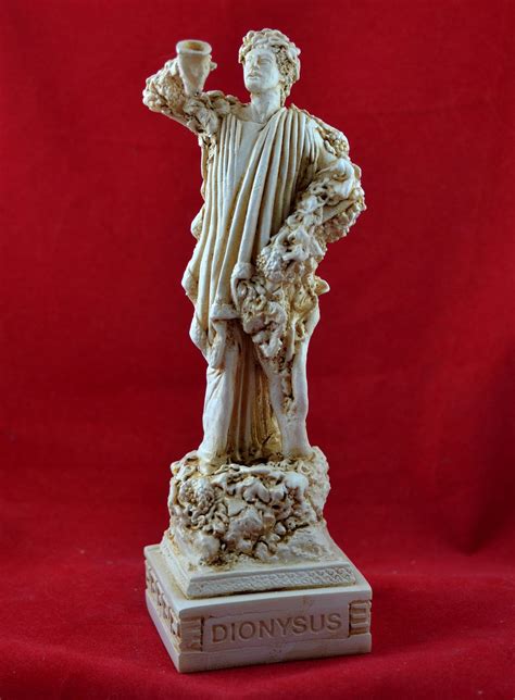 dioniso dionisio estatua griega extasis vino dios patina etsy mexico