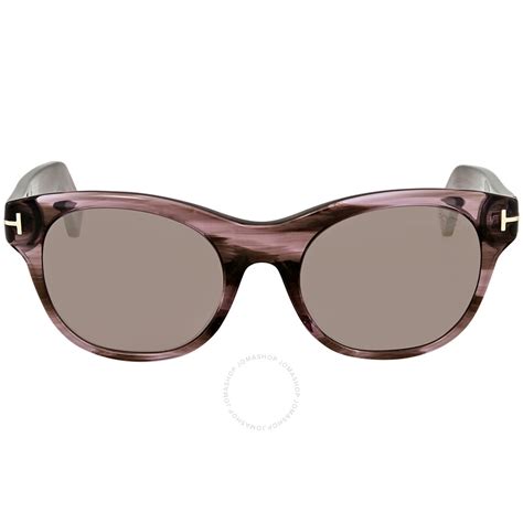 Tom Ford Purple Gradient Round Sunglasses Ft0532 83z Tom Ford