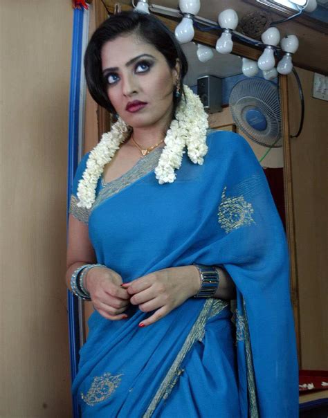 Special For All Hot Tamil Actress Mumtaz In Blue Saree Photos