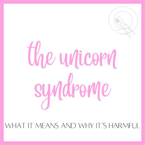 anorexia and the unicorn syndrome cara s corner