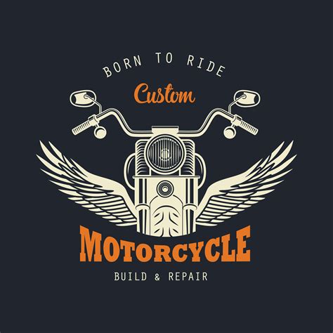 vintage motorcycles label emblem vector template vintage motorcycles bike poster motorcycle