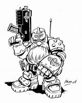 Warhammer Squats Squat 40k Space Trooper Dwarf Army Edition Dwarfs 5th Tyranids Fantasy Coloring List Sketch Colouring Sketches Wikia Book sketch template