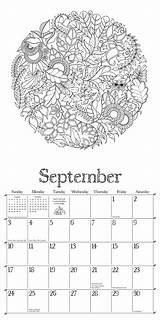 Coloring Calendar Calendars Enchanted Forest Johanna Basford Wall Adult Cleverpedia sketch template