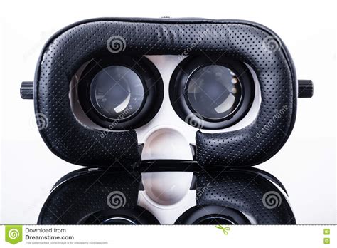 virtual reality goggles  black stock image image  device dark