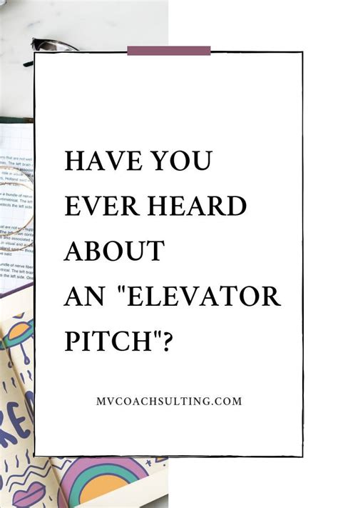 heard   elevator pitch discover