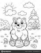 Kartun Beruang sketch template