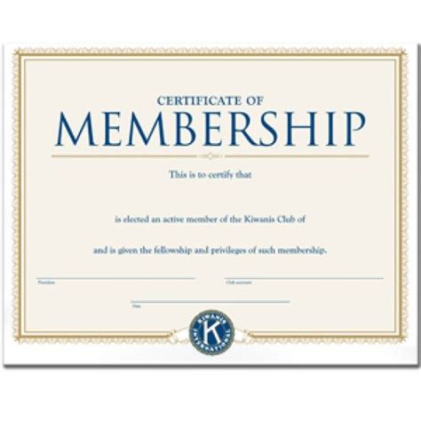 membership certificate template certificate templates templates
