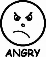 Angry Face Coloring Pages Pig Printable Tested Getcolorings Anger Color Print Getdrawings Man sketch template
