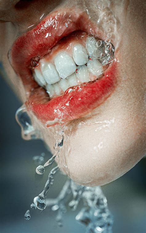 Itap Of My Friends Mouth Under Running Water By Choralemiles