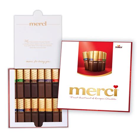 merci finest assortment   european chocolate gift box  oz