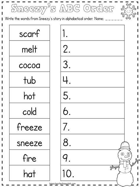 alphabet order worksheets  kindergarten alphabetworksheetsfreecom