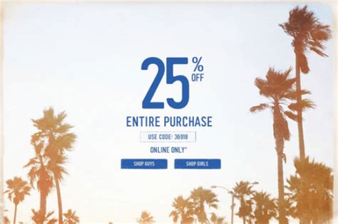 hollister canada promo code save   entire purchase  shipping   spend