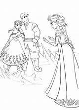 Elsa Anna Frost Jack Coloring Pages Printable Drawing Getcolorings Paintingvalley sketch template