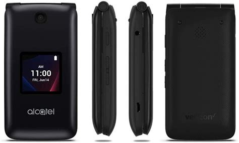 Alcatel Go Flip V 4051s 8gb Black Bluetooth Phone Verizon