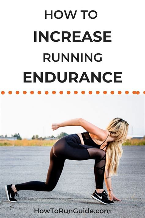 How To Increase Running Endurance Running Running Tips Running For