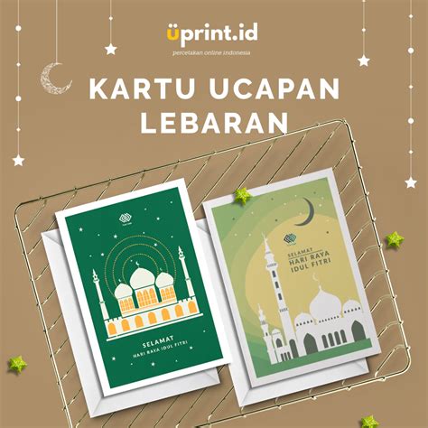 ukuran kartu lebaran ucapan kirim doa