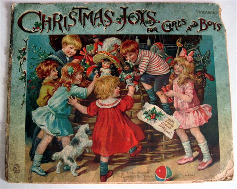 tracys toys    stuff antique childrens christmas book