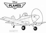Planes Coloring Disney Pages Kids sketch template