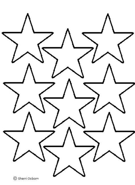star template  kids coloring home