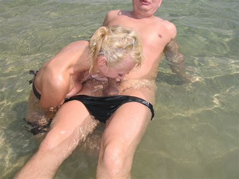 blond sucks cock on a public nude beach porno photo eporner