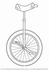 Unicycle Draw Drawing Sketch Step Tutorials Other Learn Paintingvalley Drawingtutorials101 sketch template